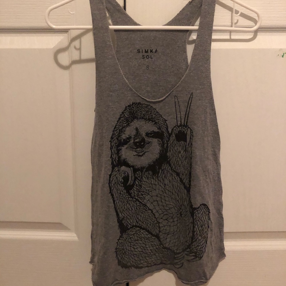 Sloth tank top